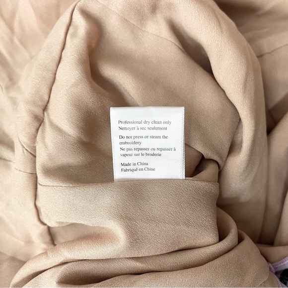 Marchesa Notte Floral Embroidered Chiffon Tulle Gown, NWT - Picture 15 of 15